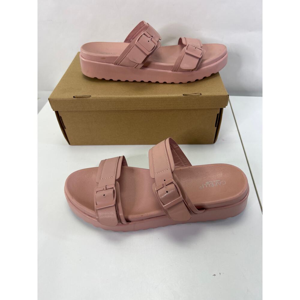 Capelli Dusty Pink Strap Sandals Women's Size 10